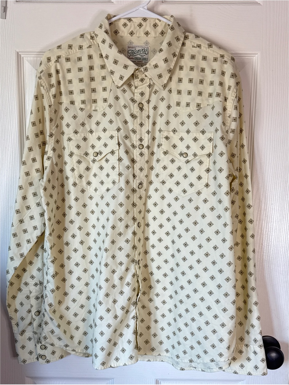 Tecovas Pearl Snap
Western Shirt Men's Large